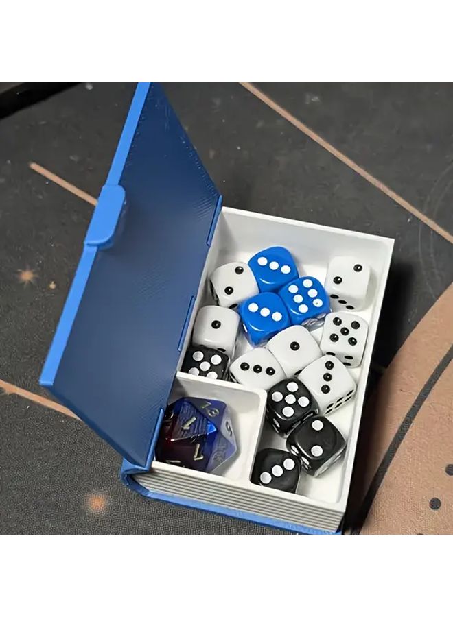 Yellow Fantasy Booklike RPG Dice Storage Set for Tabletop Games Gifts - Image 3
