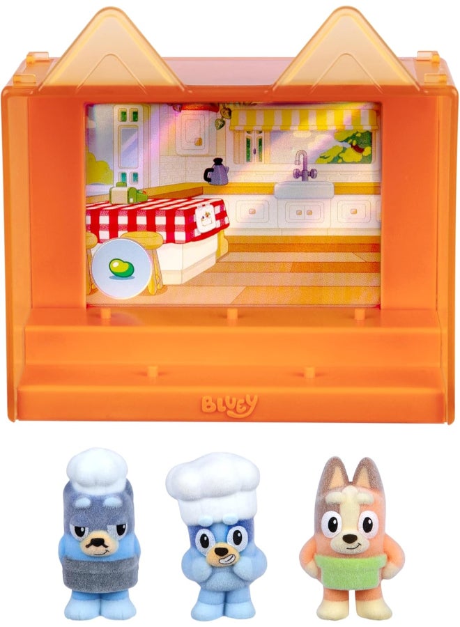 BLUEY مجموعة حلقات بلوى فوزي الموسم 1 علبة عرض بافلوفا ومجموعة شخصيات - Image 2