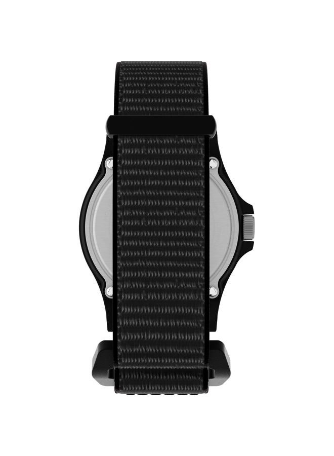 TIMEX Unisex Denali National Park 40mm Watch - Black Fastwrap Tan Dial Black Case - Image 3