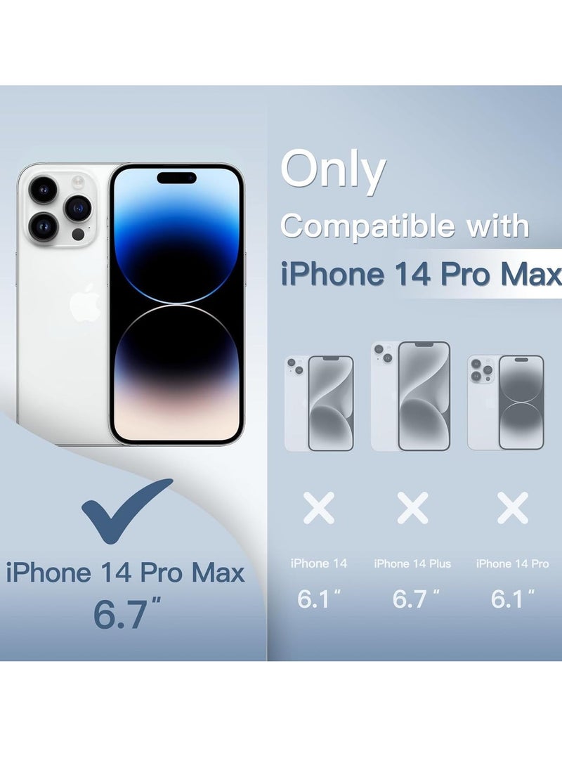ELTRAZONE Ultra Slim (0.35mm Thin) Case for iPhone 14 Pro Max 6.7-Inch, Camera Lens Cover Full Protection, Lightweight Matte Finish PP Hard Minimalist Case, Support Wireless Charging (White) - Image 2
