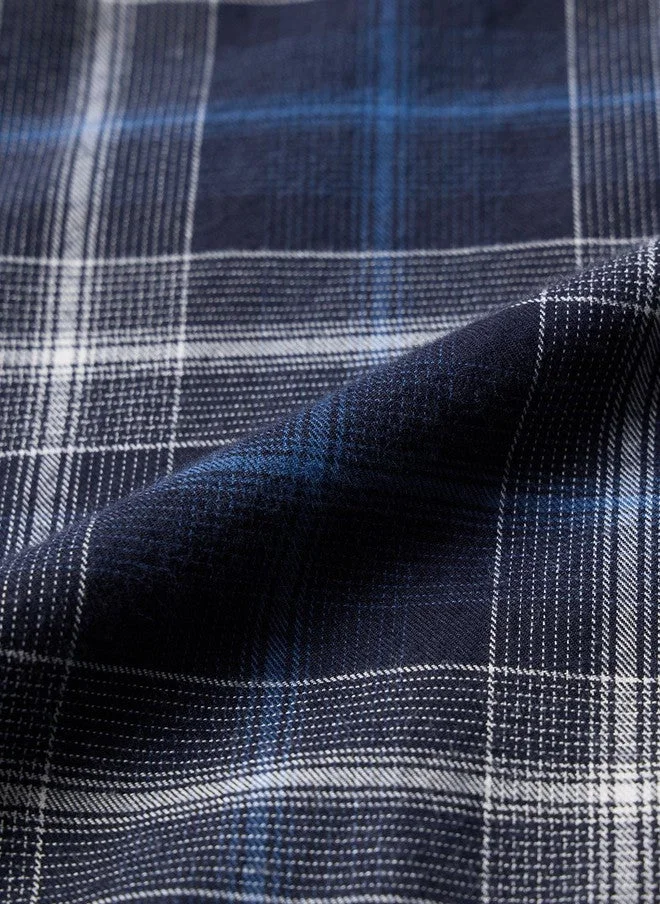 The Souled Store  The Souled Store Men's Checked Cotton Hooded Shirt  | Best Price UAE