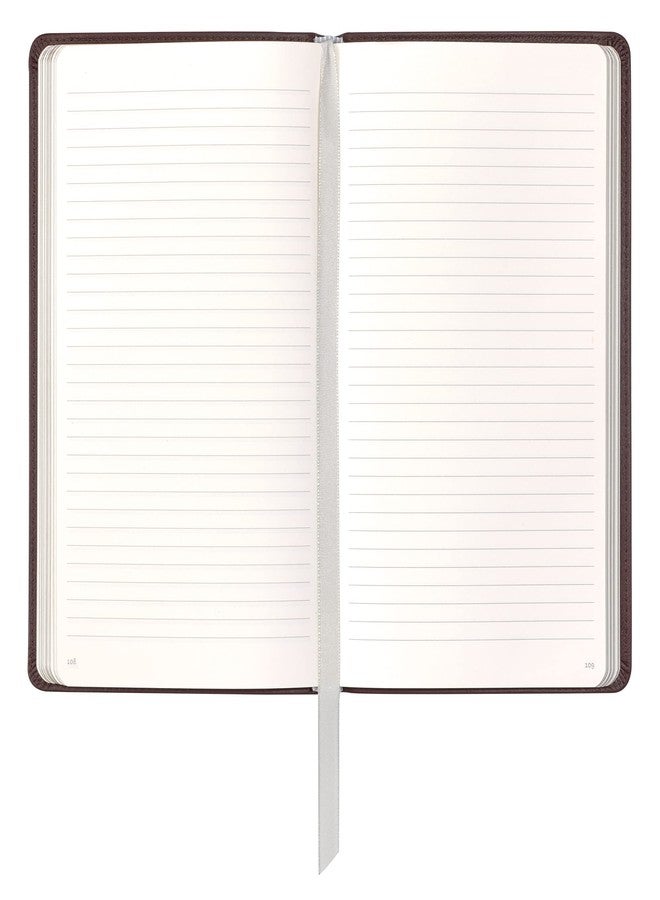Leatherpress Classic Leather Notebook Writing Journal, Softcover, Narrow Ruled, Table of Contents and Numbered Pages - Image 2