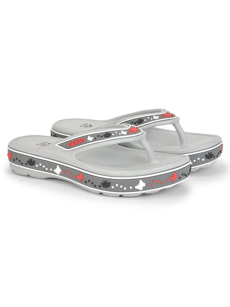ADDA QUEEN-1 || Durable & Comfortable || Self-Design || Lightweight || Fashionable || EVA Sole || Soft Footbed || Solid || Thong Flip-flops for Women - Image 4