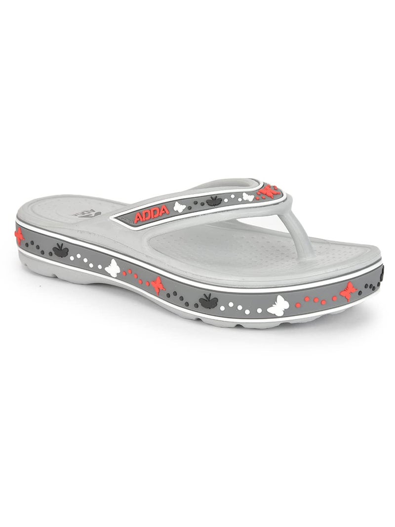 ADDA QUEEN-1 || Durable & Comfortable || Self-Design || Lightweight || Fashionable || EVA Sole || Soft Footbed || Solid || Thong Flip-flops for Women - Image 2