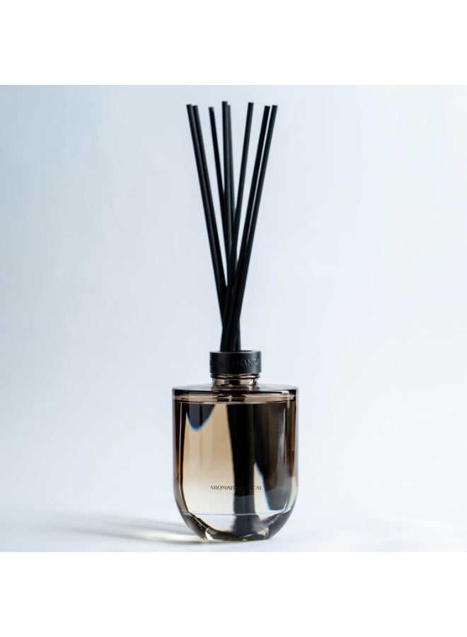 ALLURE Reed Home Diffuser Set 400ml – Black Oudh & Patchouli | Free 8 Fabric Reed Sticks | Stress Relief & Aromatherapy | Long-Lasting, Smoke-Free Air Freshener for Home & Office - Image 3