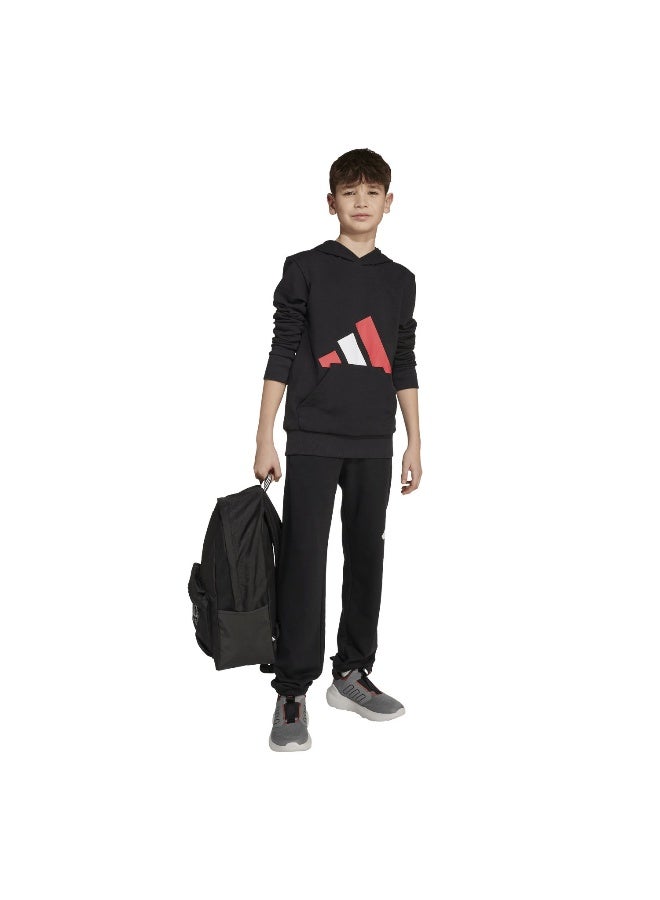 Adidas J Bl Ft Hd 280 Black Training Sweatshirts For Junior 7-8Y - Image 4