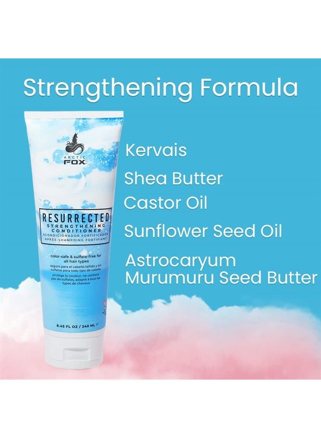 ARCTIC FOX VEGAN & CRUELTY FREE RESURRECTED STRENGTHENING COLOR SAFE & SULFATE FREE SHAMPOO AND CONDITIONER FOR ALL HAIR TYPES (CONDITIONER) - Image 4