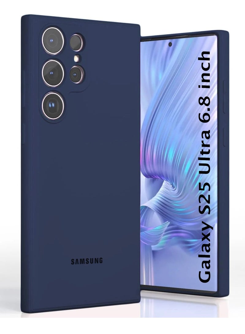 BORTONY Samsung Galaxy S25 Ultra Case Liquid Soft Silicone Gel Rubber Galaxy S25 Ultra Cover Anti Scratch Genuine Phone Case for Galaxy S25 Ultra 6.8 inch - Image 1
