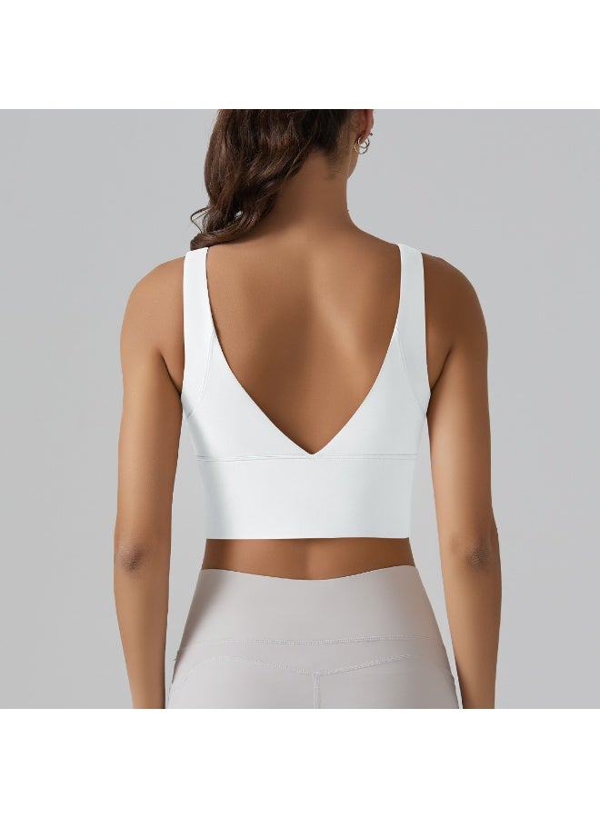 Yoga Bra Underwear Women Summer Shockproof Bra Beautiful Back Sports Running External Wear Training Fitness Yoga Tank Top Bra - Image 4