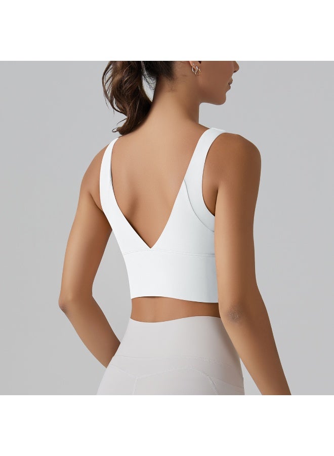 Yoga Bra Underwear Women Summer Shockproof Bra Beautiful Back Sports Running External Wear Training Fitness Yoga Tank Top Bra - Image 1