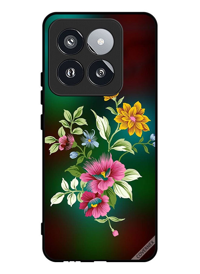 Covernex Protective Case Cover For Xiaomi 14 Pro Hd Flowers - Image 1