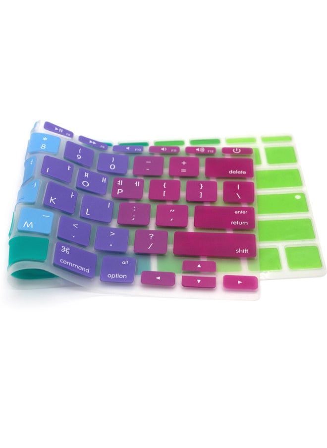 Generic - Applicable To Apple Notebook Korean Audio Keyboard Film 11 12 13 15-inch A2179/2141-Color:Strip Packaging-Size:Touch Bar 13/15 Korean (A1706/A1707) - Image 1