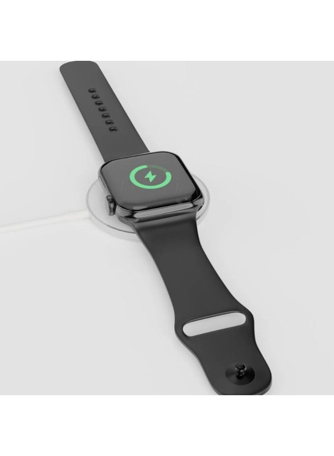 Private Model 15W Single Charge Wireless Charger For Apple Mobile Phone Headset Watch Wireless Charger Manufacturers-Color:White  - Image 4