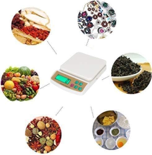 Dr. Care Electronic Kitchen Digital Weighing Scale with Tare Function (10 Kg-SF 400A) Maximum Weight Capacity 10 Kg, Color White - Image 2