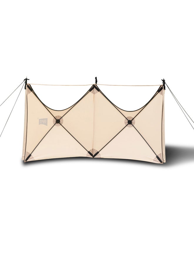 DPT Kitchen windbreak trips, Camping Curtain, Beige, Size 240*120 Cm - Image 3
