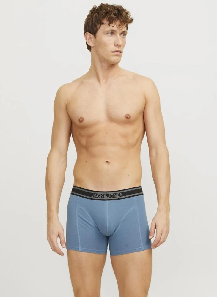 جاك اند جونز 3 Pack Logo Band Trunks