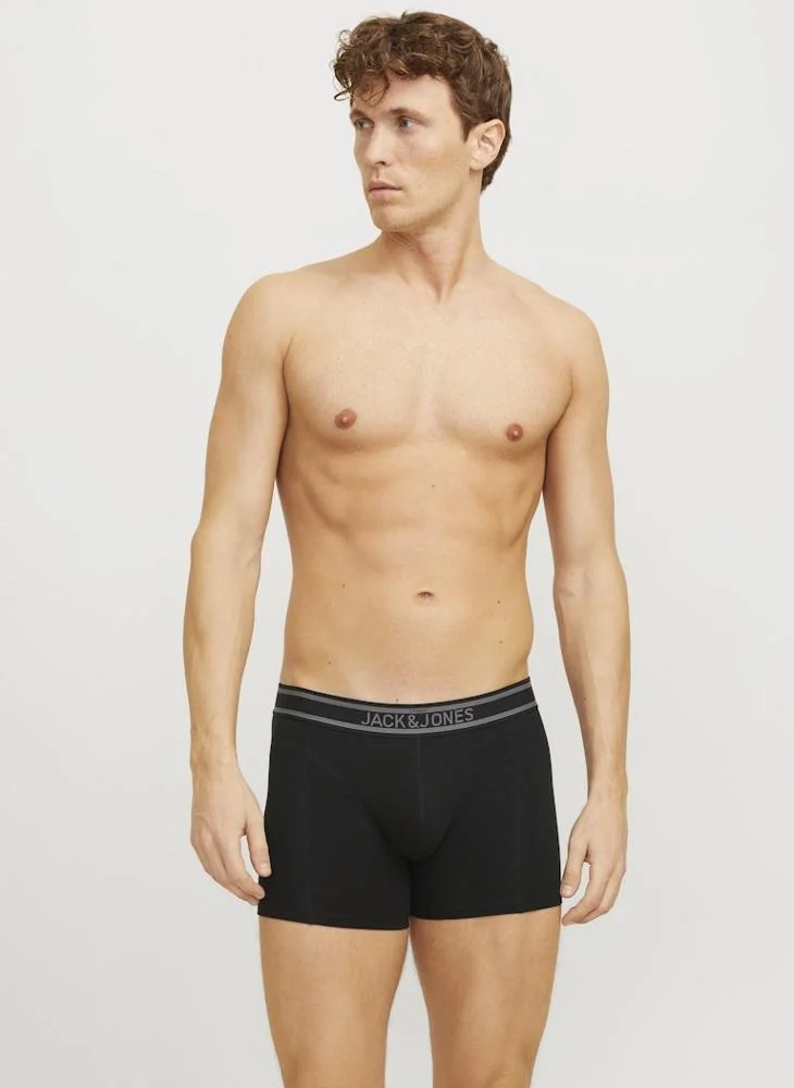 جاك اند جونز 3 Pack Logo Band Trunks
