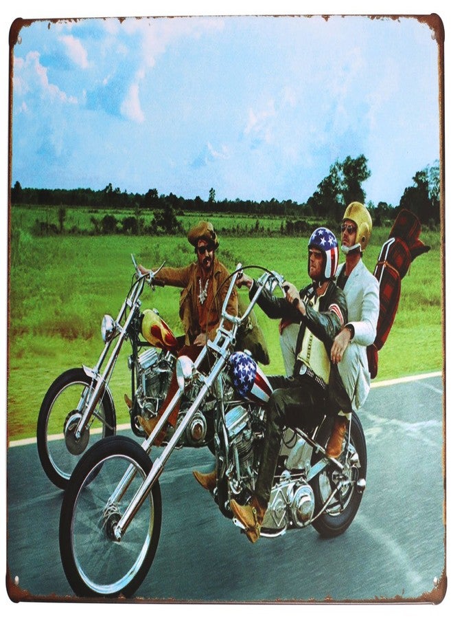 SUMIK Easy Rider (1969), Metal Tin Sign, Wall Decorative Sign By 66retro - Image 1