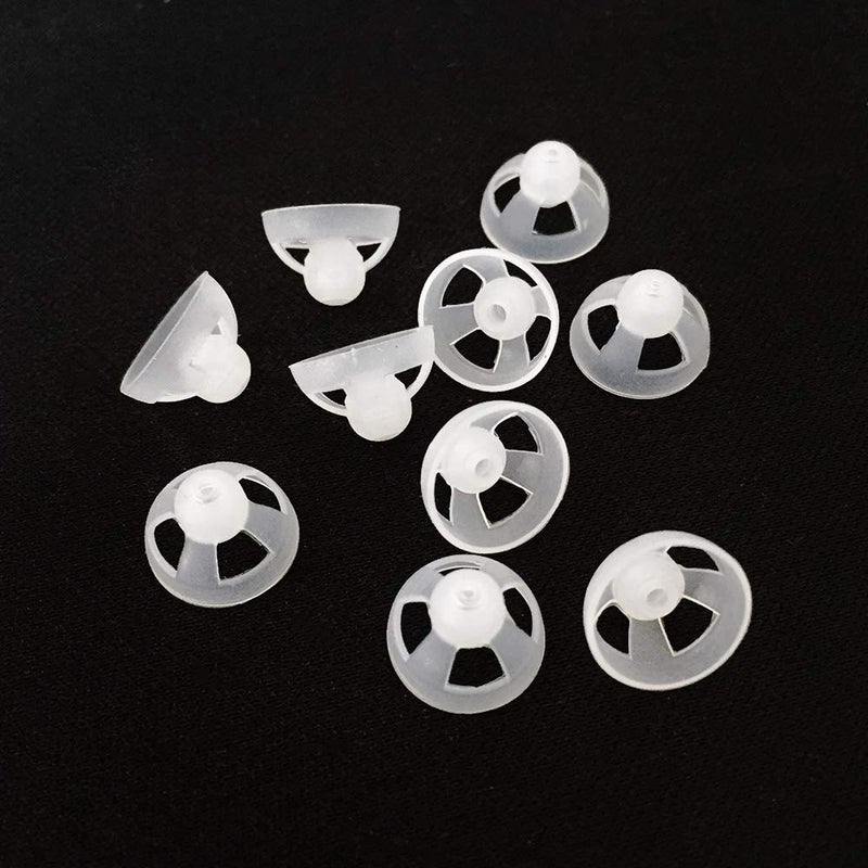 SoundLink 10 pcs Hearing Amplifier Dome Open Fit Ear Tip Earplug Earbuds for RIC Hearing Aids M 9mm - Image 1