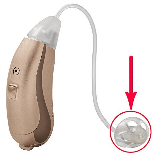 SoundLink 10 pcs Hearing Amplifier Dome Open Fit Ear Tip Earplug Earbuds for RIC Hearing Aids M 9mm - Image 4