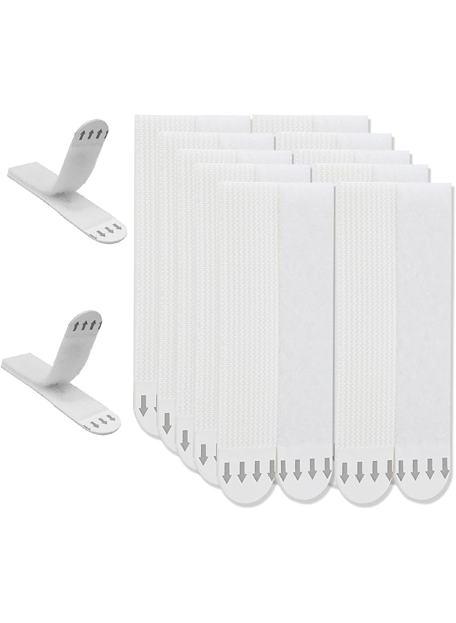 PROMASS 36Pairs/72 Strips Picture Hanging Strips Heavy Duty, 19mm*92mm Sticky Picture Hangers for Walls No Damage Wall Picture Hangers Without Nails Refill Adhesive Poster Strips (36Pairs,19mm*92mm)  - Image 1