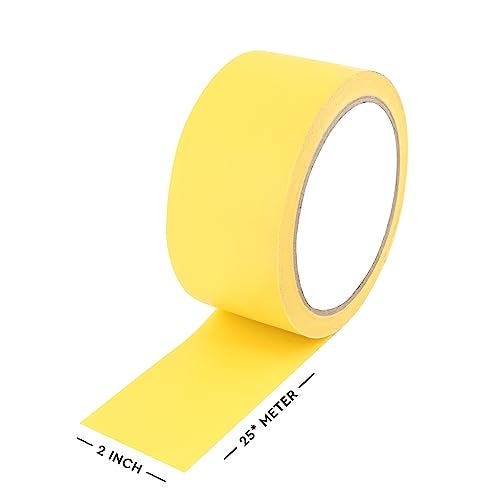 TREE MAISON CORONATING HOMES Vastu Yellow - White Tape | Size - 2 Inch (48 mm) Approx | Length- 20 Meter (Approx) | Vastu Tape Remedy for Toilet | Vastu Tape for Main Door Entrance | Pack of 2 - Image 2