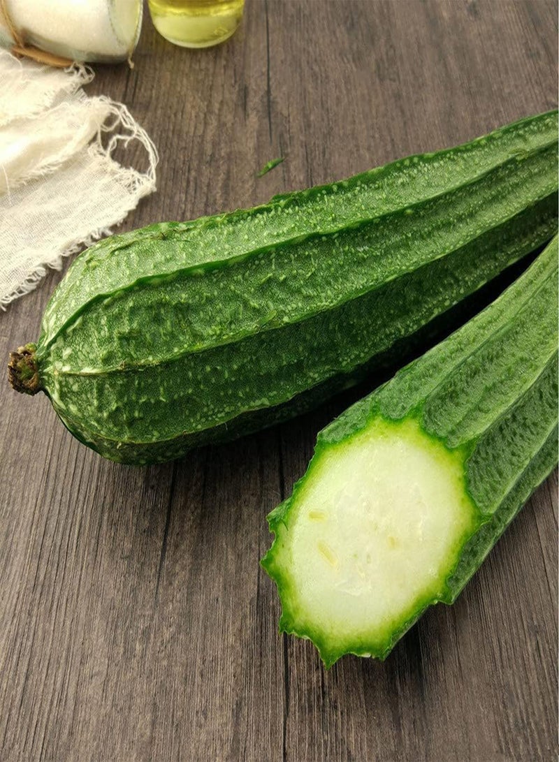 GGOOT 30Pcs Loofah Seeds Angular Appearance Pure White Flesh Planted in The Vegetable Garden Farm Strong Adaptability Easy Care - Image 1