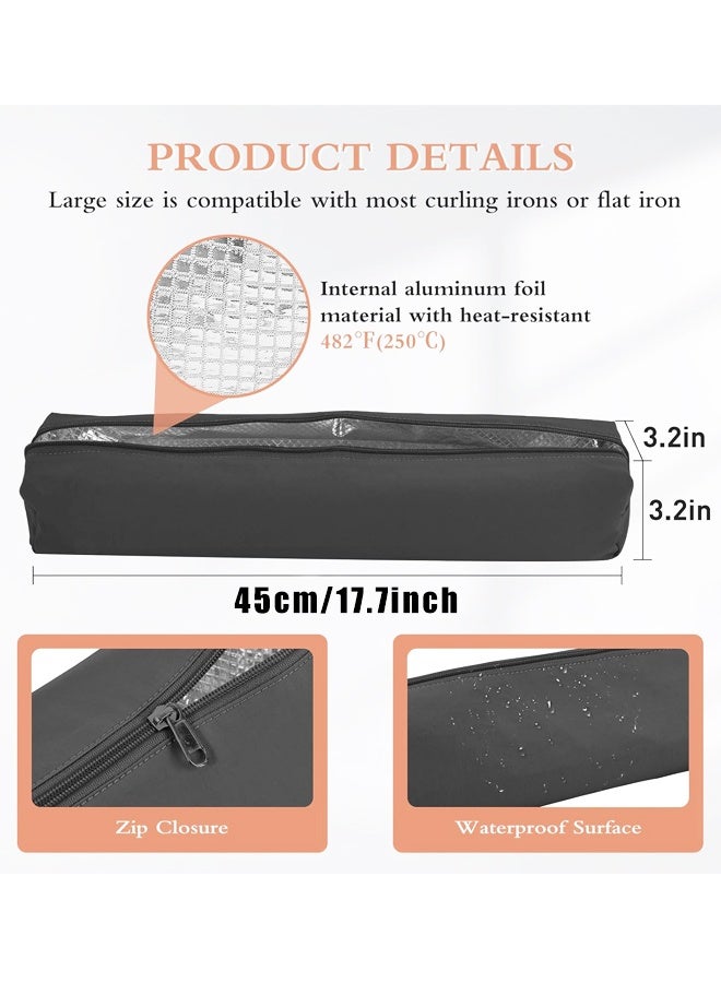 Heat Resistant Hair Tools Storage Bag, Portable Travel Organizer for Curling Iron and Straightener - Image 2