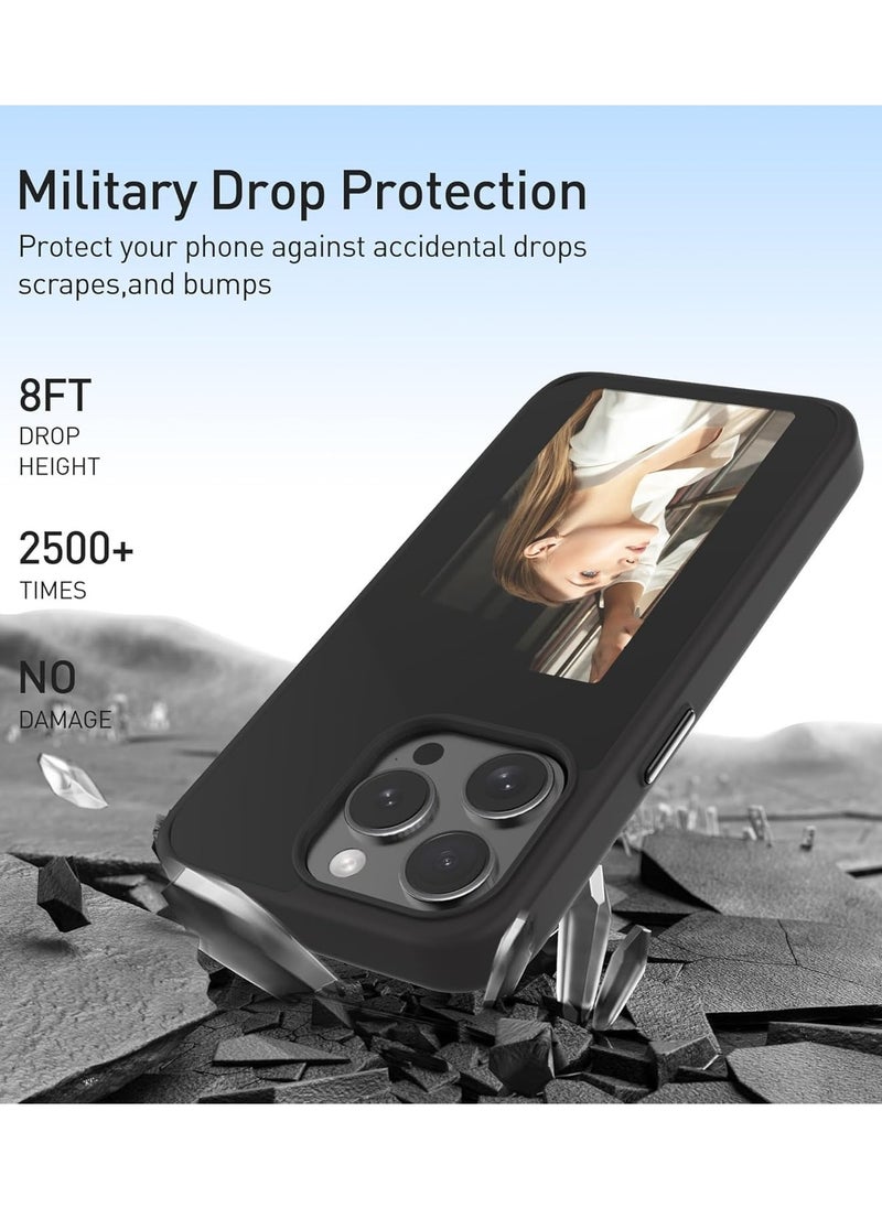 General - Smart Ink Screen Phone Case, AI Projector Case Compatible with iPhone 16 Pro Max 2024, Ink Display Image in Ink Phone Case For iPhone 16 Pro Max - Image 1