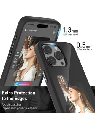 general Smart Ink Screen Phone Case, AI Projector Case Compatible