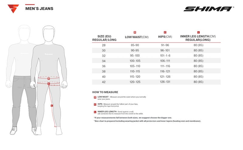 SHIMA Devon Motorcycle Jeans - Ventilated Elastic Slim Fit Riding Trousers with FiberQL Reinforcements, CE Knee and HIPS Protectors (Men, Blue, 32) - Image 5