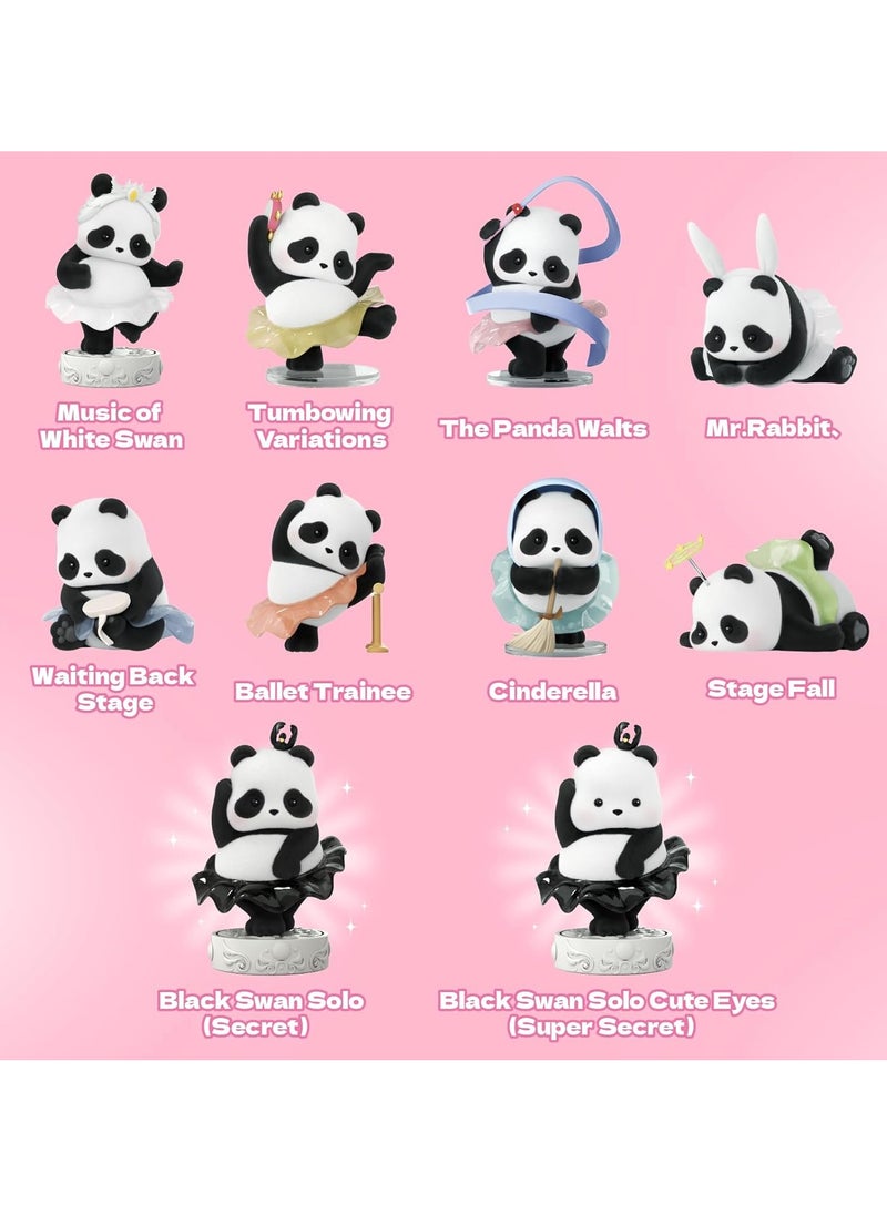 Generic - 1 set of 52TOYS Panda Roll "Ballet Performance" series blind box, 8 pcs of non-duplicates, collect all in one time - Image 1