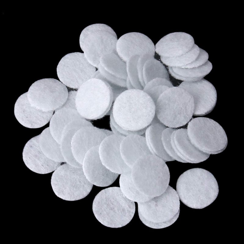 TopDirect 200 Pcs Microdermabrasion Cotton Filters, TopDirect Replacement 10 mm Diamond Dermabrasion Filters Facial Vacuum Filters Accesories Sponge Filter for Suction Microdermabrasion Machine White  - Image 2
