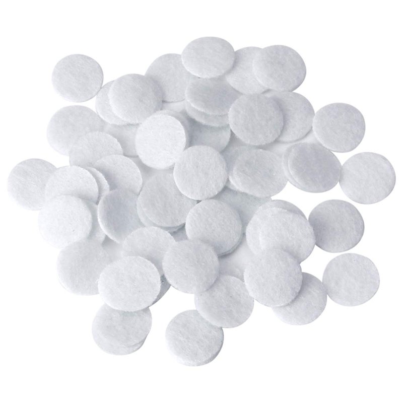 TopDirect 200 Pcs Microdermabrasion Cotton Filters, TopDirect Replacement 10 mm Diamond Dermabrasion Filters Facial Vacuum Filters Accesories Sponge Filter for Suction Microdermabrasion Machine White  - Image 1
