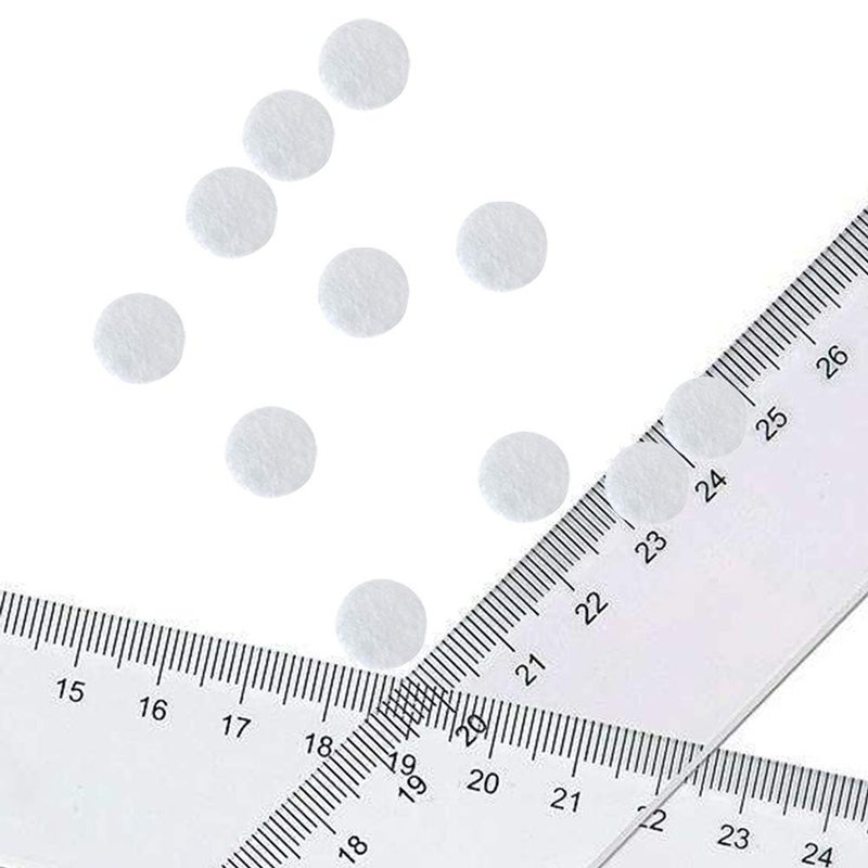TopDirect 200 Pcs Microdermabrasion Cotton Filters, TopDirect Replacement 10 mm Diamond Dermabrasion Filters Facial Vacuum Filters Accesories Sponge Filter for Suction Microdermabrasion Machine White  - Image 4