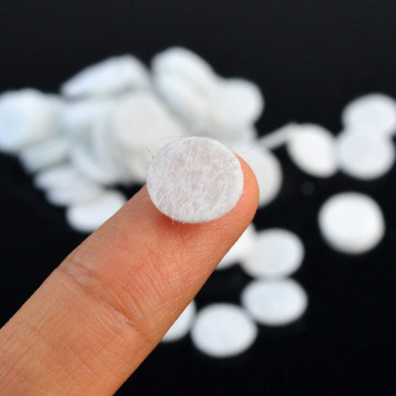 TopDirect 200 Pcs Microdermabrasion Cotton Filters, TopDirect Replacement 10 mm Diamond Dermabrasion Filters Facial Vacuum Filters Accesories Sponge Filter for Suction Microdermabrasion Machine White  - Image 3