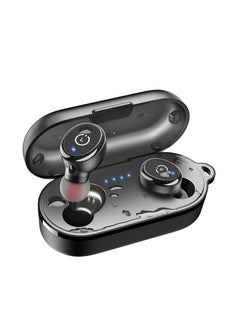 TOZO TOZO T10 (Classic Edition) Bluetooth 5.3 Wireless Earbuds with Wireless Charging Case IPX8 Waterproof Stereo Headphones in Ear Built in Mic Headset Premium Sound with Deep Bass for Sport Black  - Image 1