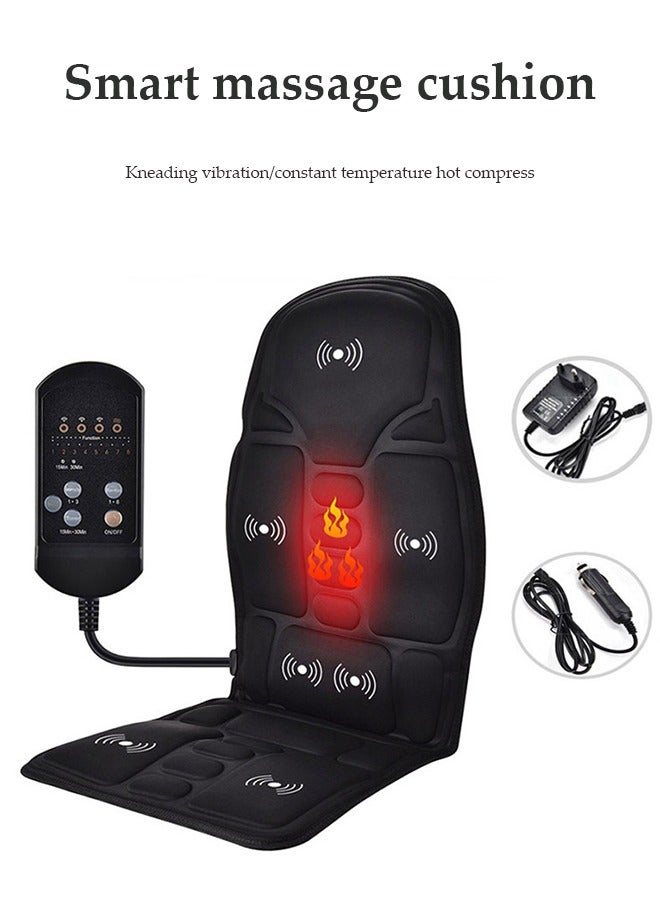 Generic 3 In 1 Massage Chair For Car And Home，multi purpose electric body massager, intelligent car massage seat, three speed levels, used to relieve back, neck, and knee pain  - Image 2