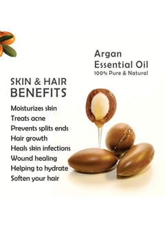 Nuerma Science Argan Essential Oil For Skin And Hair (Pure & Natural) (Pack Of 2 15 Ml Each)  - Image 5