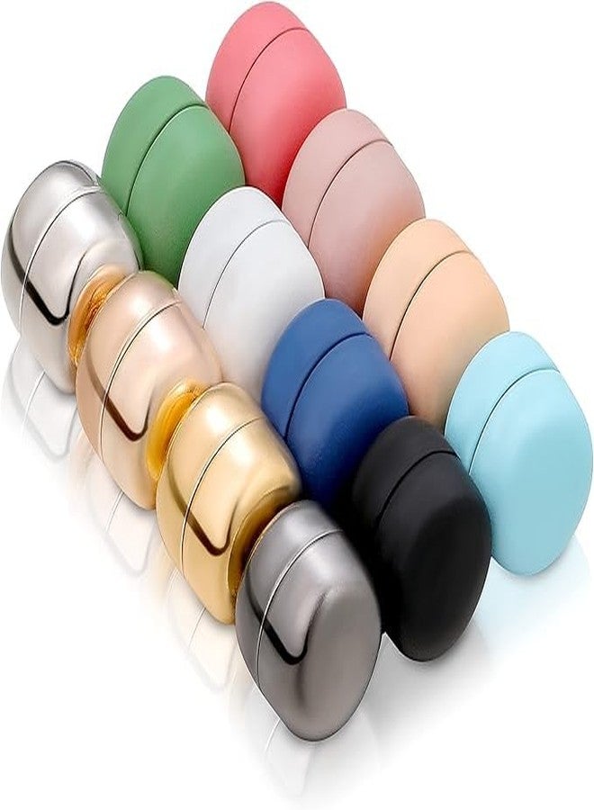 VALUEVIBES دبابيس حجاب مغناطيسية - قوية، مضادة للحساسية، وأنيقة، مجموعة إكسسوارات مثالية لتثبيت الأوشحة والشالات (مجموعة من 12 قطعة، متعددة الألوان) - Image 1