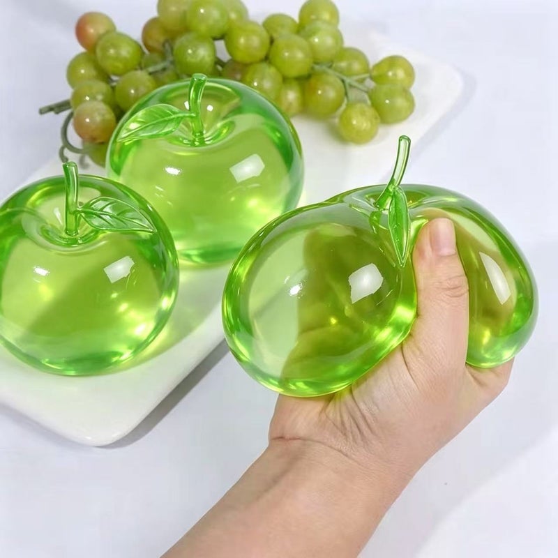 Apple Squishy Toy - Stress Relief, Slow Rising, TPR - Image 1