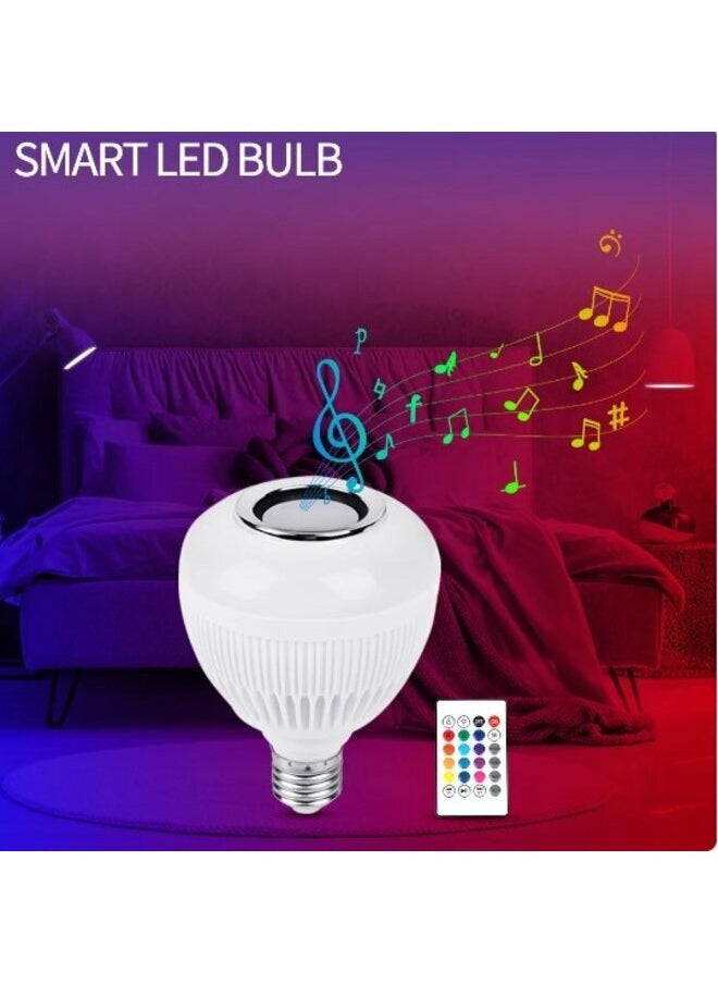 12W Colorful Music LED Bulb With Remote