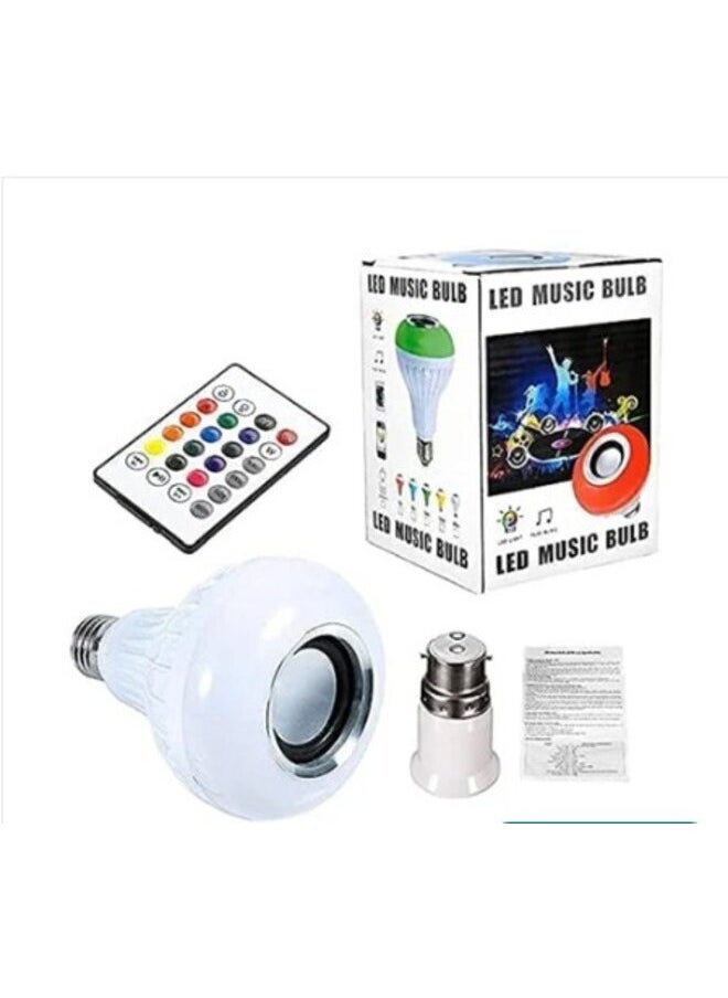 12W Colorful Music LED Bulb With Remote