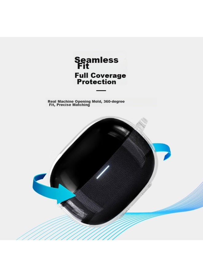 Masentek Earphone Protective Case, Suitable For Redmi Buds5 Pro Bluetooth Earphones, Xiaomi Tpu Charging Case, Silicone Storage Box, Soft Accessory, Transparent - Image 5