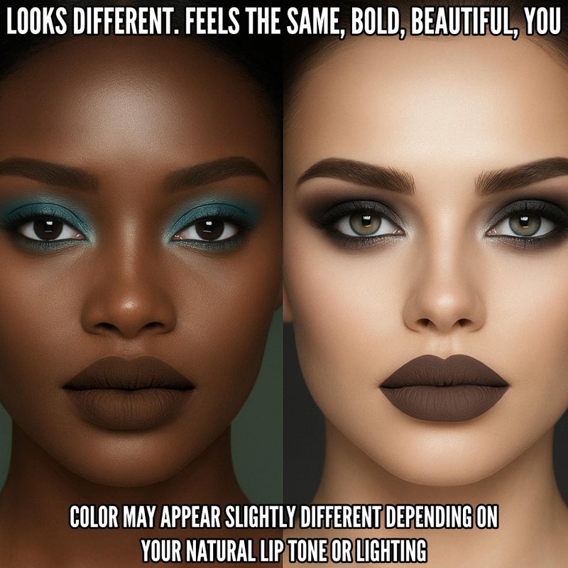 Mynena Brown Long Lasting Lipstick for Women Waterproof & Transfer-Proof | Hydrating with Shea Butter | Bold Pigment Intense Matte Color Lip Stain | Talc-Free & Vegan Product that Performs | Cyndia - Image 5