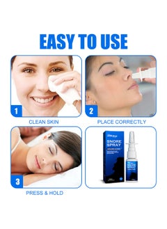 SOUTH MOON Snore Spray Natural Preservative Free Sterile Herb Sleep Snoring Spray 30ml  - Image 5