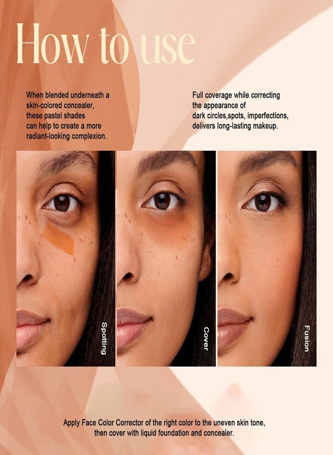 Joyeee Makeup Blush Palette + Cream Contour Palette Kit, with 11 Pcs Complete Makeup Brushes, Contouring Concealer Palette for Medium Dark Skin to Conceals Dark Circles, Redness, Acne, Blemish - Image 3