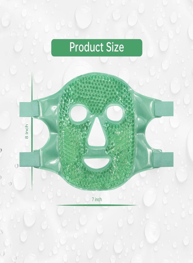 DHVYANT MART Classic Reusable Cold Gel Face Eye Mask Super Soft Lining Mask Used For Dark Circles-Migraine-Headache-Stress-Redness-Beauty Care Mask Suitable For Men & Women Pack Of 1 - Image 5