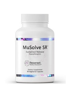 MuSolve SR Respiratory Health Support Supplement, Sustained-Release Hypoallergenic Formula, Six Natural Botanical Extracts to Help Dissolve Mucus, 300 mg, 90 Vegetarian Capsules - pzsku/ZFBEB4C3BBBDA4B2C9375Z/45/_/1735907969/9c700898-ad0a-4a32-b33f-7fbb0e417b54