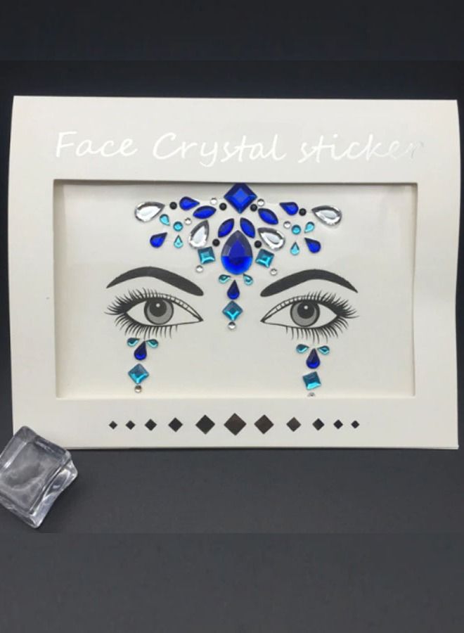 Mermaid Crystal Glitter Face Tattoo Sticker